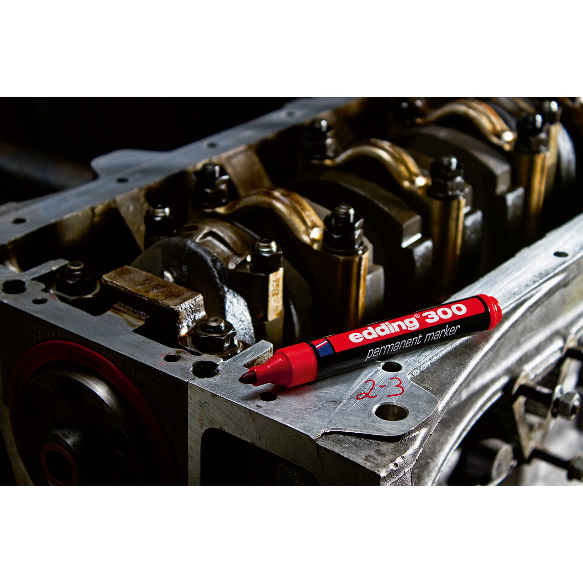 Marcatore permanente di edding 1,5 - 3,0 mm verde-1