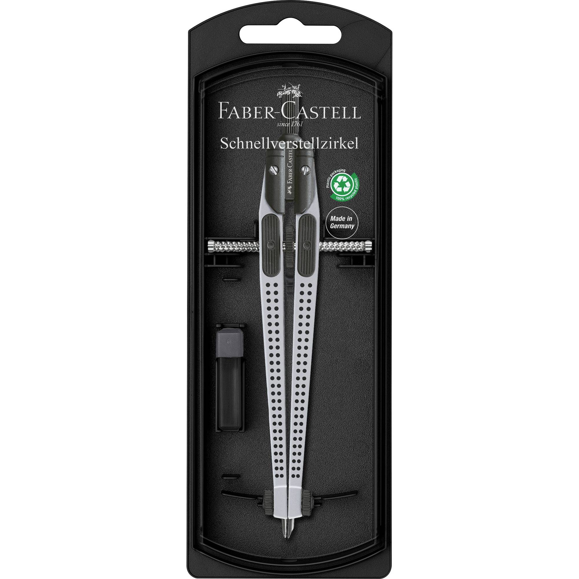Compasso Balaustrone Grip Faber Castell - 174472 (Argento)-2
