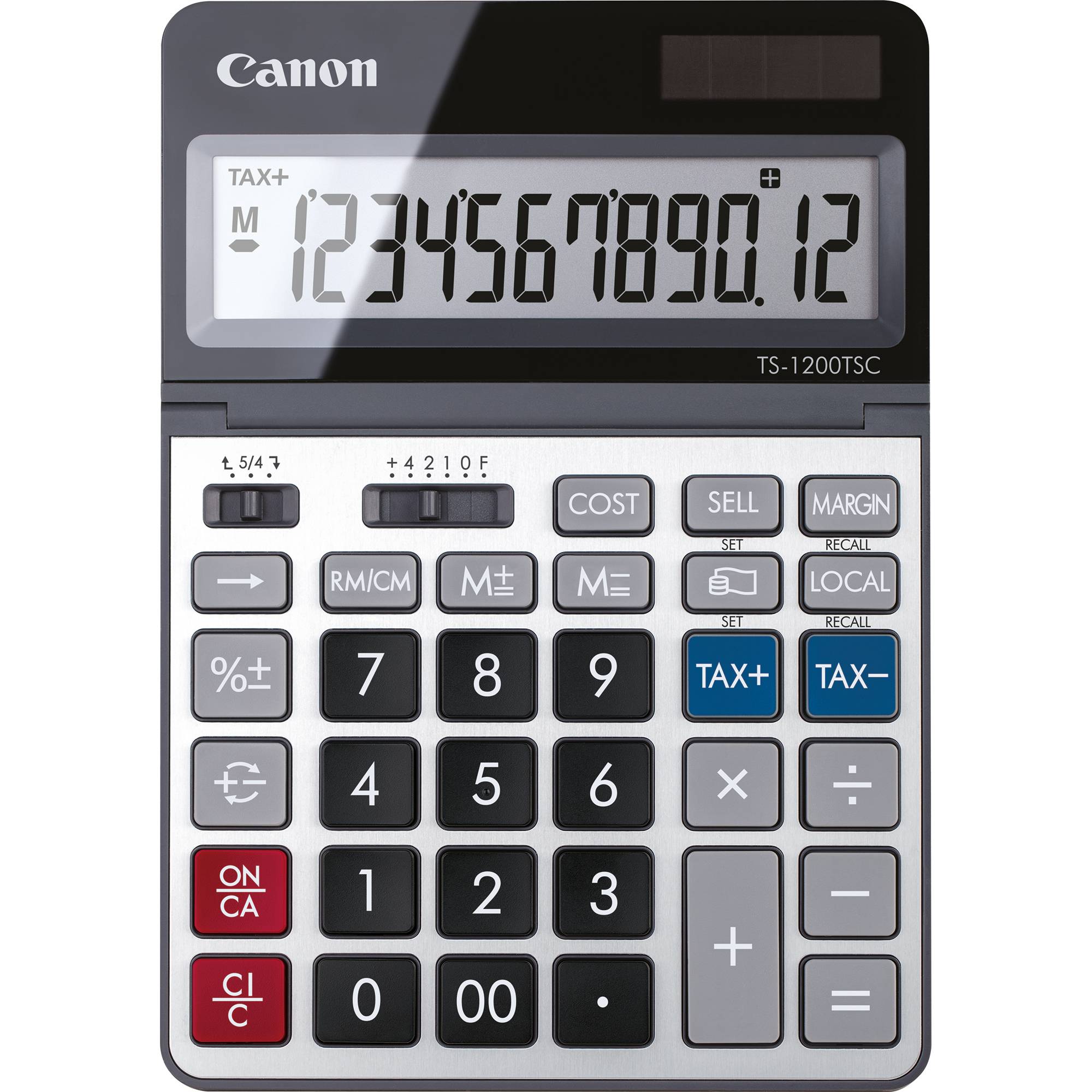 Canon TS-1200TSC Taschenrechner Desktop Einfacher Taschenrechner Metallisch (TS-1200TSC)-0