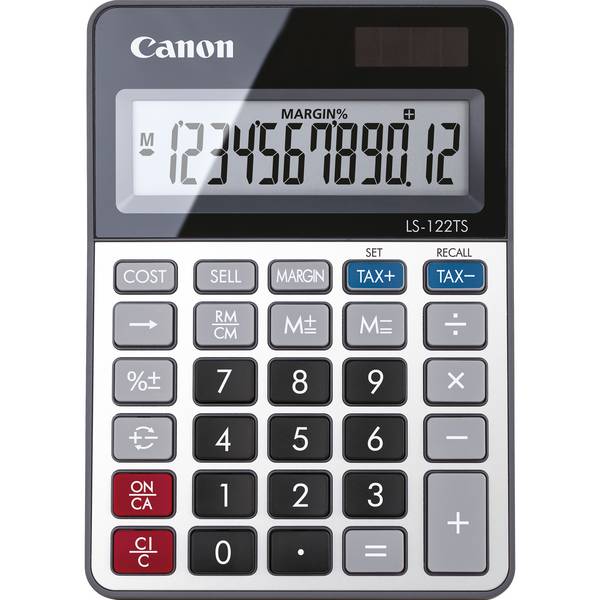 Canon LS-122TS calcolatrice Desktop Calcolatrice con display Grigio
