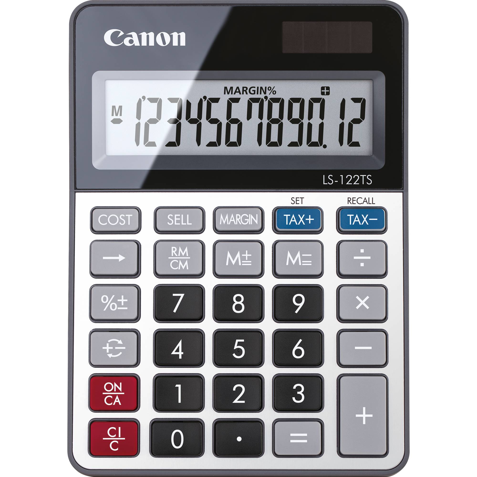 Canon LS-122TS calcolatrice Desktop Calcolatrice con display Grigio-0