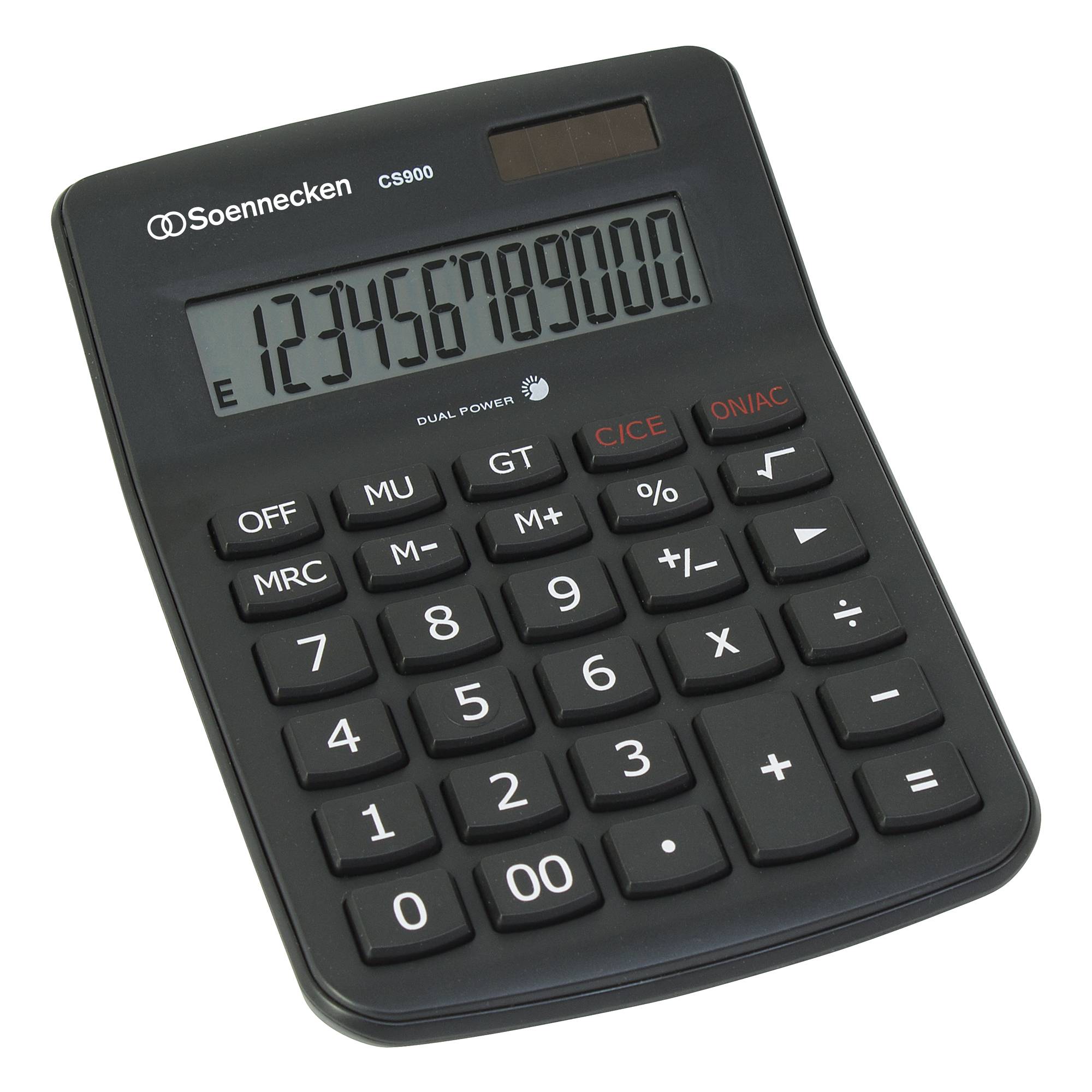 Soennecken Tischrechner CS900 8662 schwarz (8662)-0