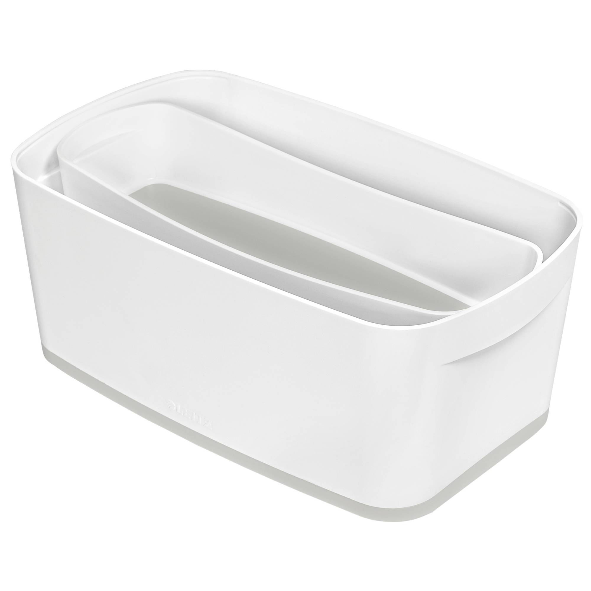 Scatole Portaoggetti Leitz MyBox WOW Con coperchio Piccolo Bianco Grigio ABS 5 L 31,8 x 12,8 x 19,1 cm-2
