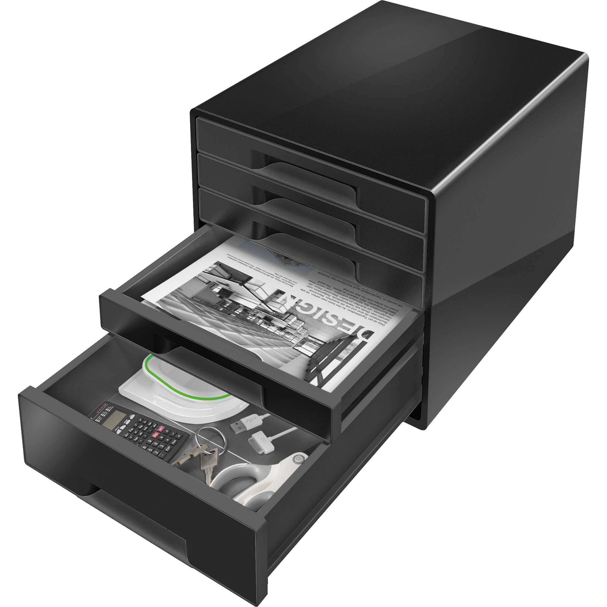 Leitz 52531095 scatola per la conservazione di documenti Nero-1