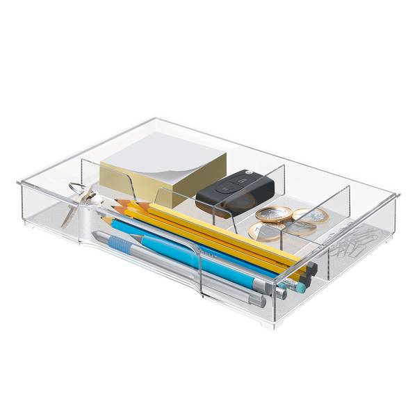 Leitz 52150002 organizzatore per cassetto di scrivania Trasparente