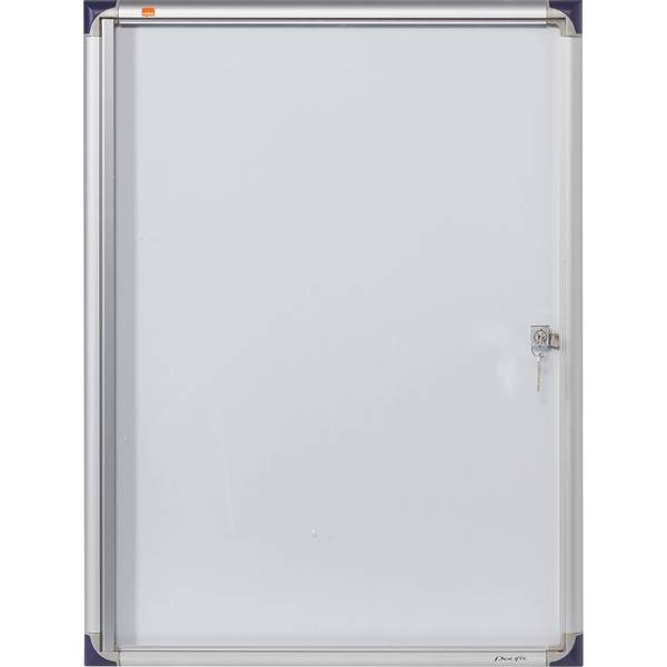 Bacheca Magnetica per Interni Nobo - 4xA4 - 68x51 cm - 1900846 (Alluminio)