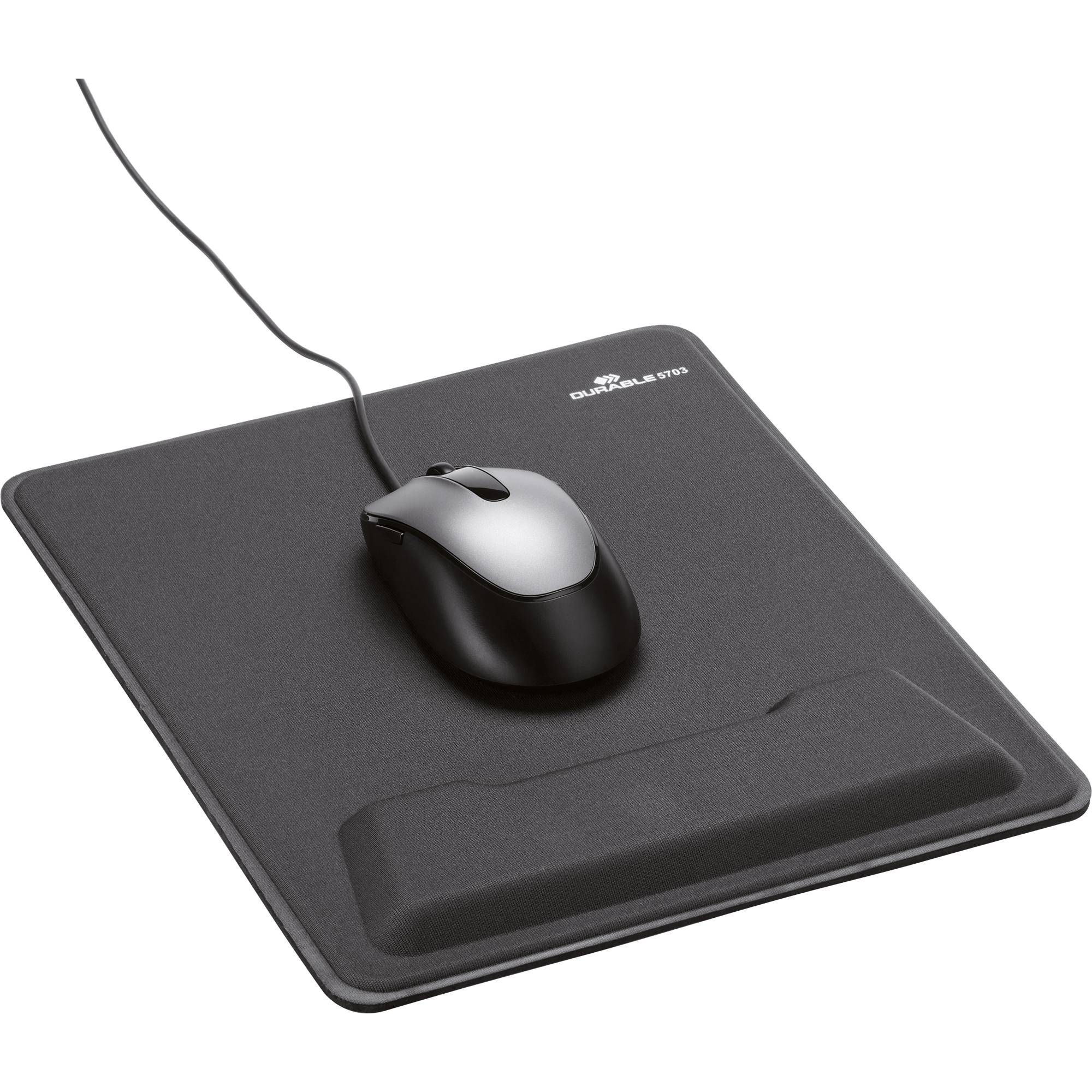 Durable 570358 tappetino per mouse Antracite (Durable 570358 musem?tte Kul)-0