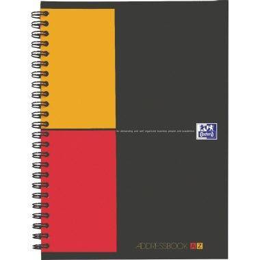 Quaderno spiralato OXFORD International Addressbook A5 grigio 100103165-0