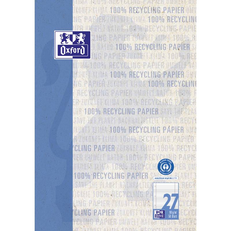 Blocco lettere OXFORD Blocco lettere Oxford A4 RC Lin 27 DIN A4 a righe-0