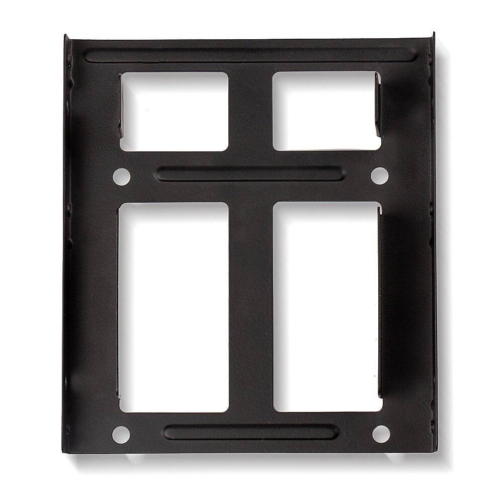 Lindy Caddy Telaio Adattatore Convertitore Da 3,5" A 2 X 2,5" Hdd Ssd Hard Disk-1
