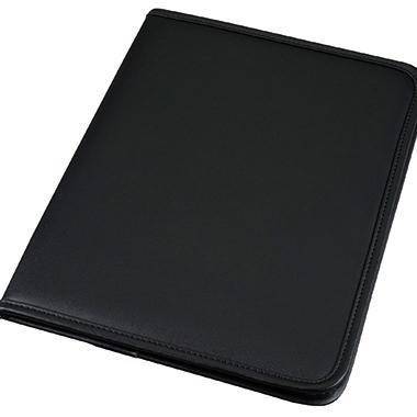 Jüscha SAVONA - Präsentationsmappe - A4 - Leder - Schwarz - Visitenkarte - Papier - Mittelschnalle (30099)-2