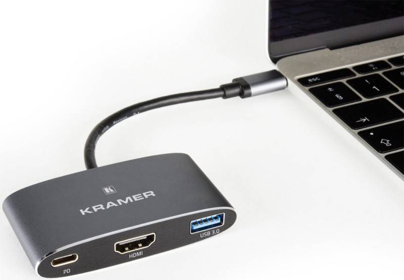 KRAMER KDOCK-1 USB-C Hub Multiport Adapter (91-00016099)-1
