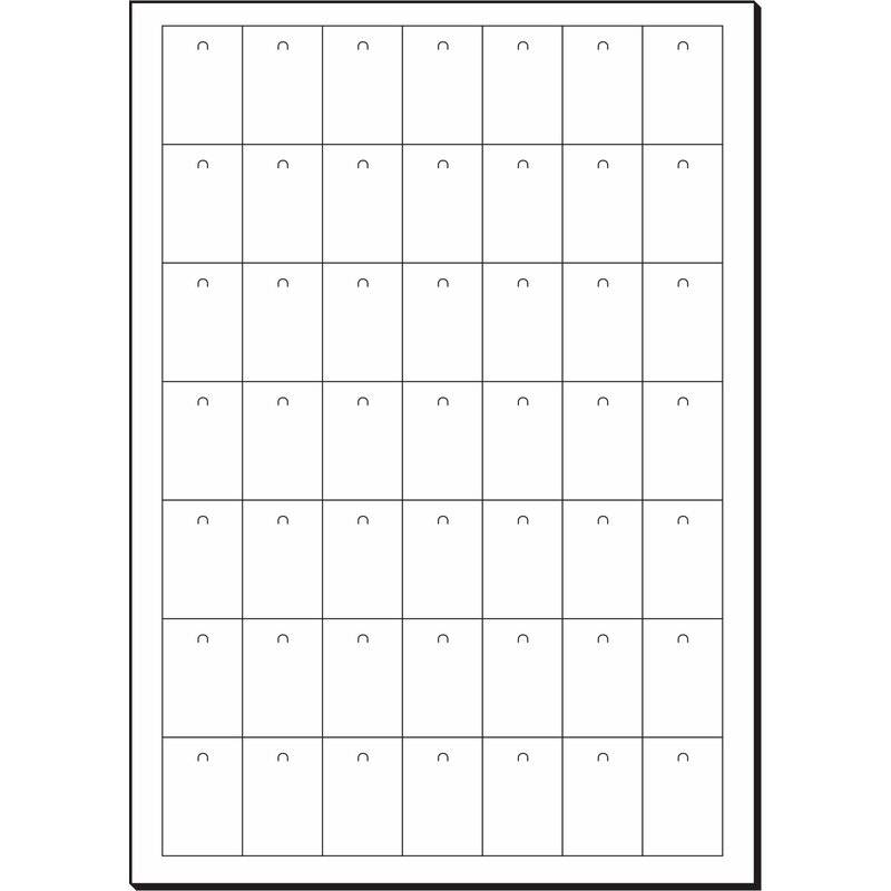 Etichette appese SIGEL cartelli appesi 27x40 mm 1470 pezzi. 27,0 x 40,0 mm bianco-0