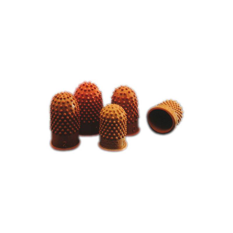 REXEL Blattwender, Größe 0 - Durchmesser: 20 mm, orange aus Gummi, mit Noppen für einfaches Umblättern der Seiten (23520-0