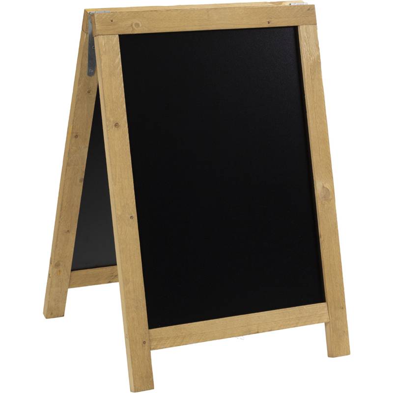 Lavagna Sandwich Nature - legno naturale - 85x54,5x44 cm - Securit-0