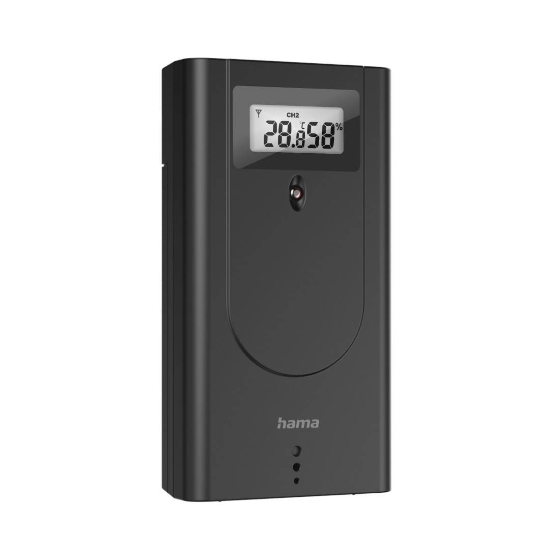 Hama Black Line L - Schwarz - Innen-Luftdruck - Innen-Hygrometer - Innen-Thermometer - Außen-Hygrometer - Außen-Thermome-2