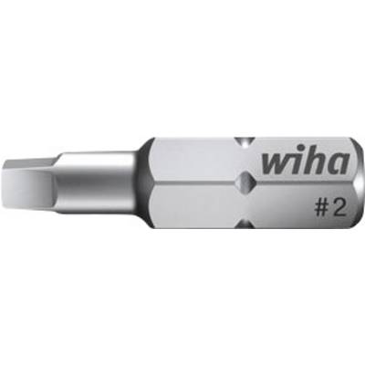 Inserto per cacciavite della marca 'Wiha' con contrassegno '#2', adatto per viti Torx. In acciaio inossidabile con forma esagonale.