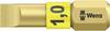 Wera 05 056174 001 800/1 BDC Inserto a Taglio Impronta (cacciavite): 1/4" (6.3 mm) Forza: Taglio 25 mm