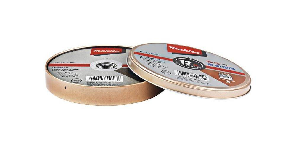 Makita - Schneidscheibe - für Edelstahl, rostfreier Stahl - 12 Stücke - 125 mm-3