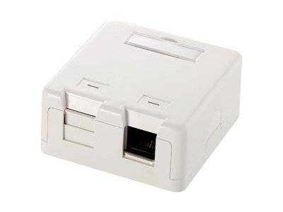 equip Aufputzgehäuse für Keystone Jack (2-Ports) weiß (125122)-0