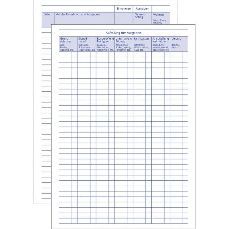 AVERY Zweckform modulo libro per la casa 201 DIN A5 1x 36 pagine-1