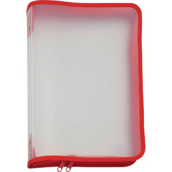 Borsa con cerniera FolderSys 21,5 cm x 31 cm trasparente