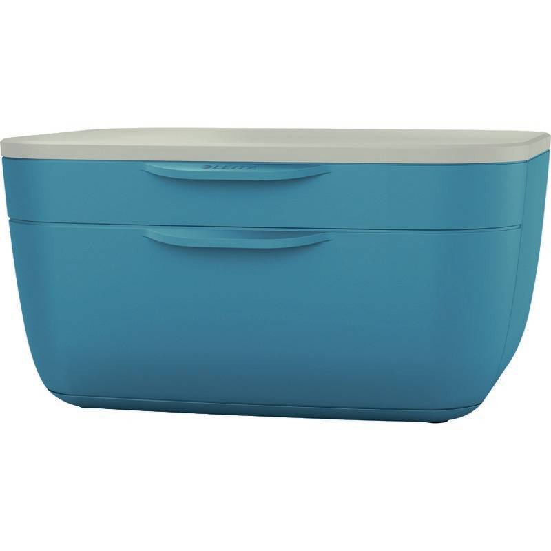 Cassettiera 2 scomparti blu Cosy Leitz-1