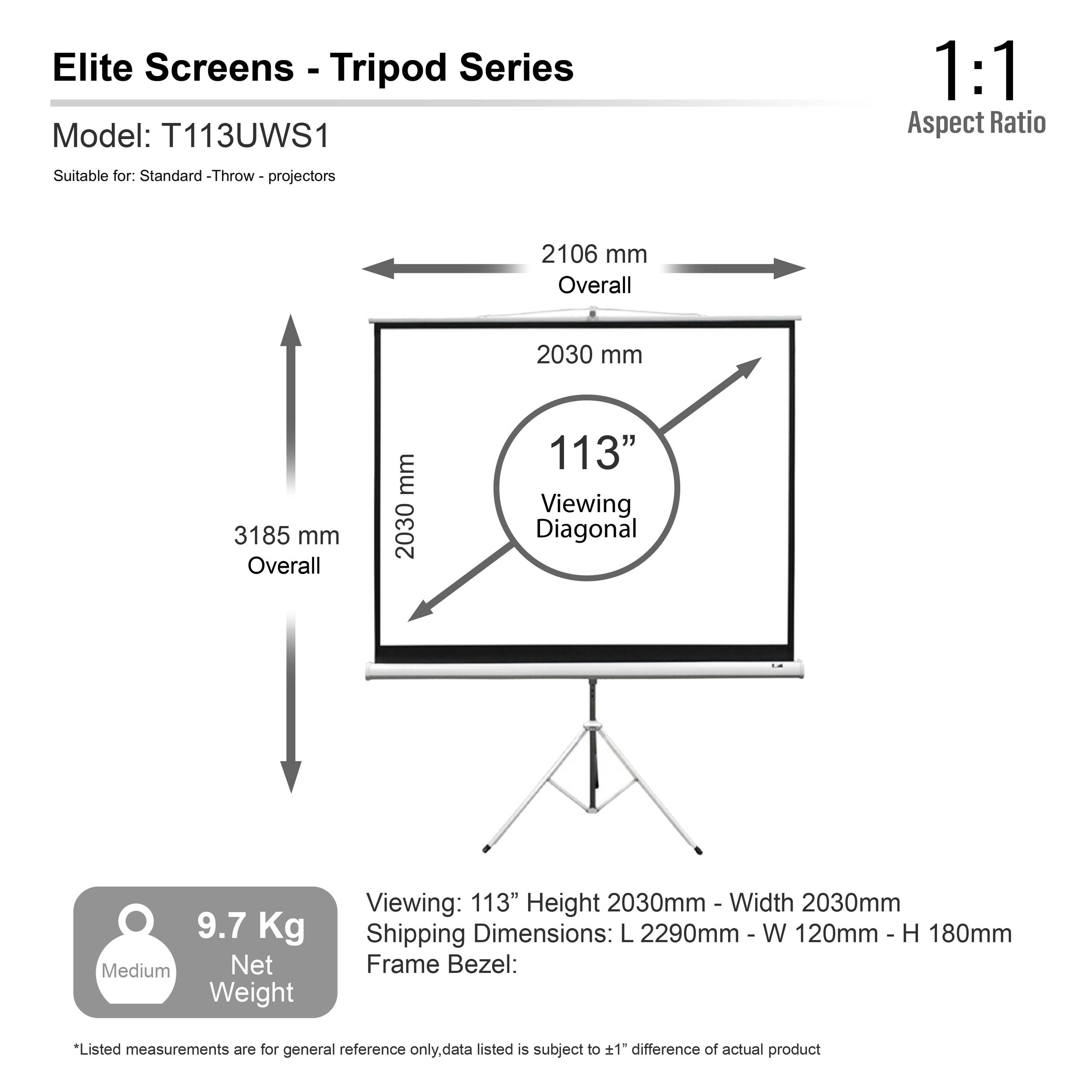 Elite Tripod Series T100UWH 100 MaxWhite-4
