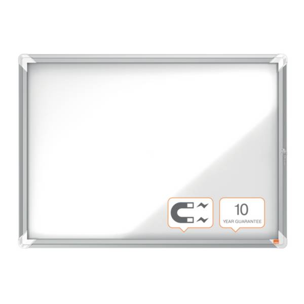 Nobo Bacheca per interni-fondo magnetico 8xA4 anta a battente