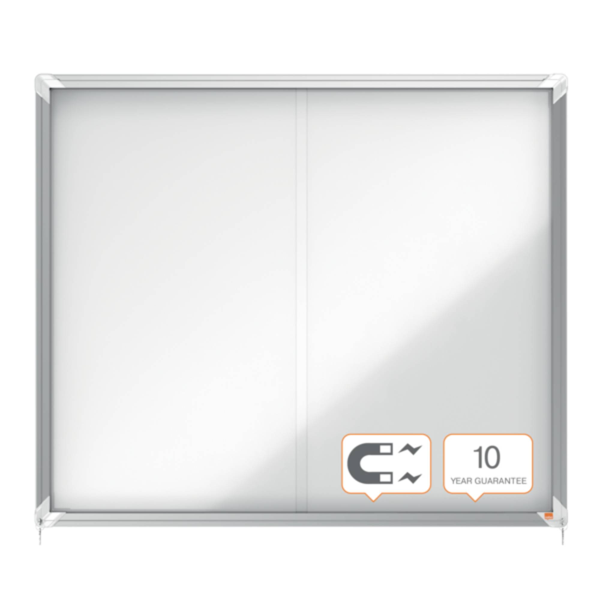 Nobo Premium Plus Magnetic Vitera di Loca Gate 15xa4 - 1140x970mm - Surface magnetico - Bianco-0