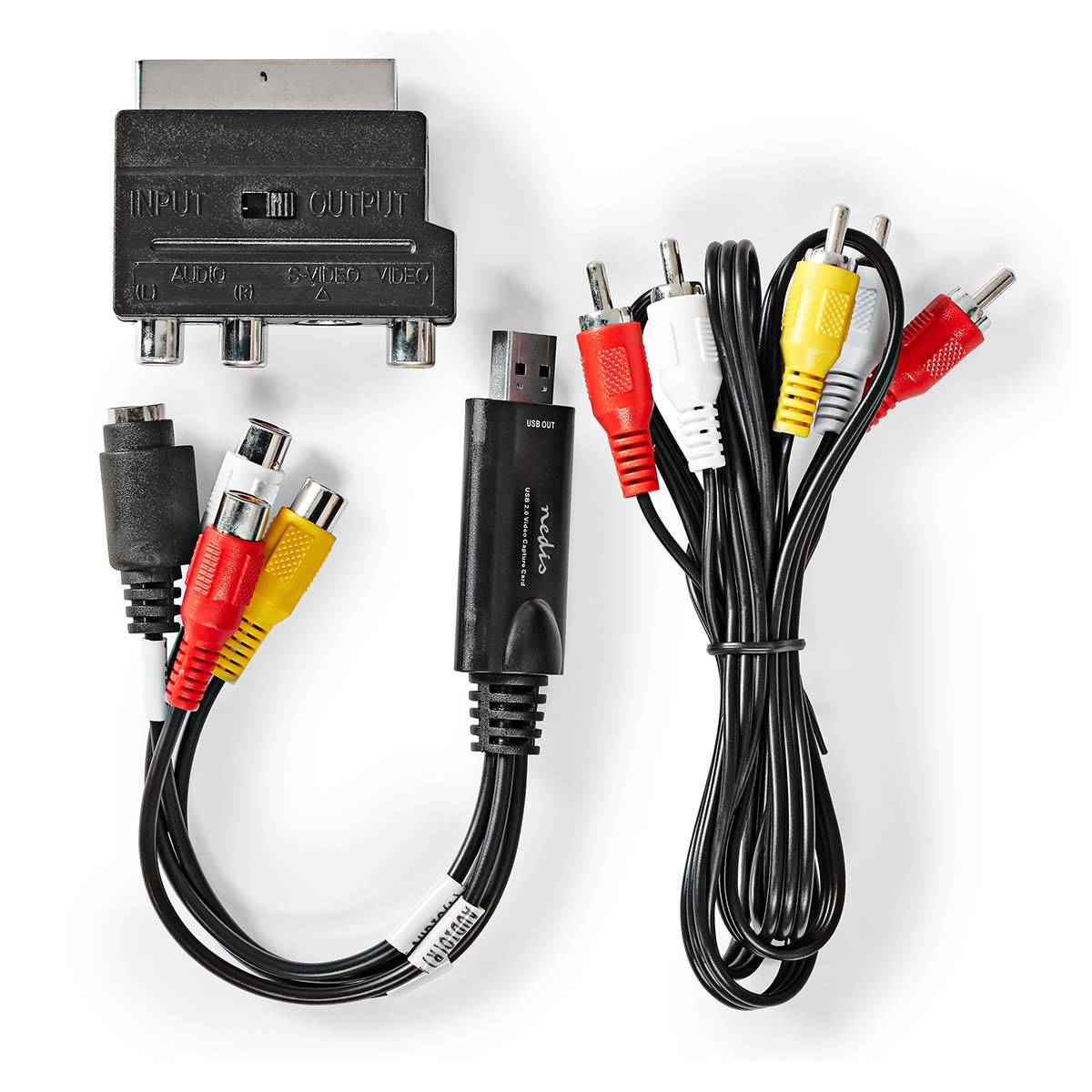 Nedis VGRRU101BK scheda di acquisizione video USB 2.0 (Nedis USB 2.0 Video Grabb-2