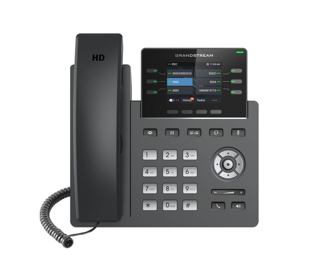 Grandstream GRP2613W Ip Phone Black 4 Lines Tft-1