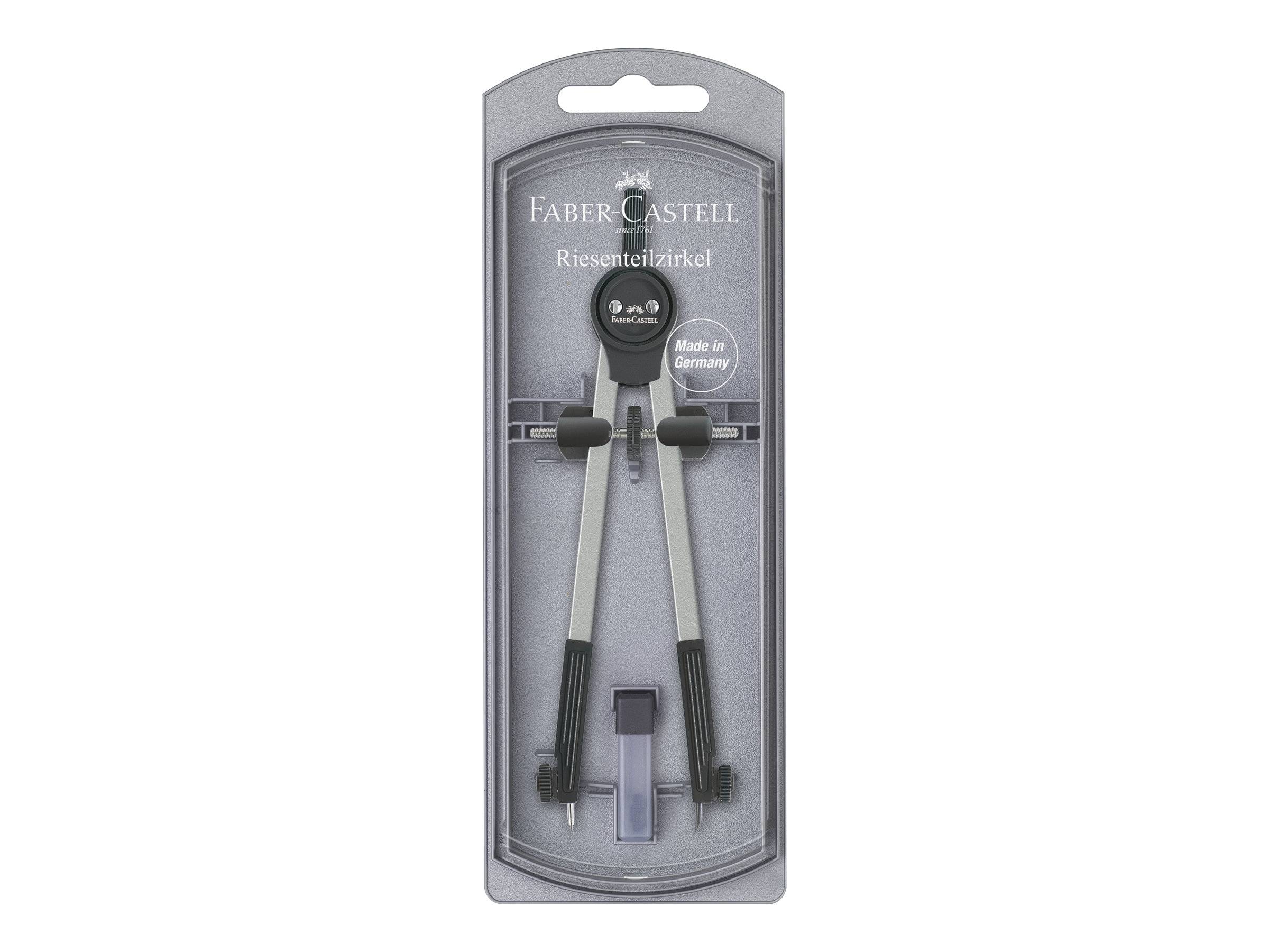 FABER-CASTELL Giant Springbow Compass Zirkel - silber-0