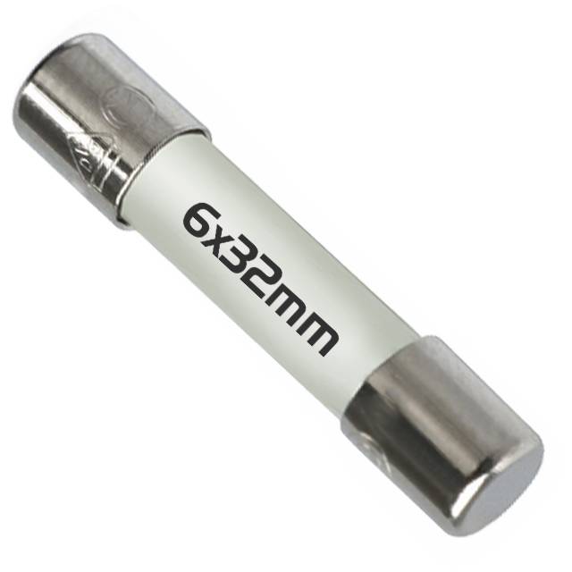 Fusibile ceramico FF 0,5 A 1000 V Ø6,3x32-0