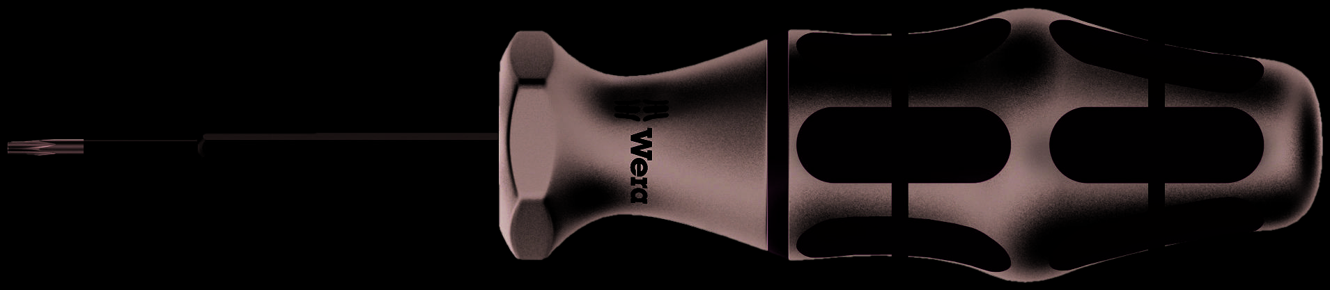Cacciavite con impugnatura ergonomica e punta Torx, ideale per lavori di precisione e utilizzo confortevole.