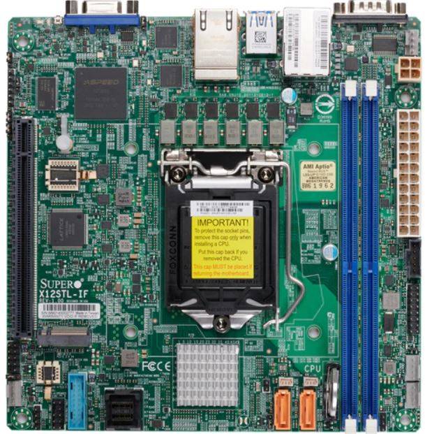 Supermicro MBD-X12STL-IF LGA 1200 (presa H5) mini ITX-2