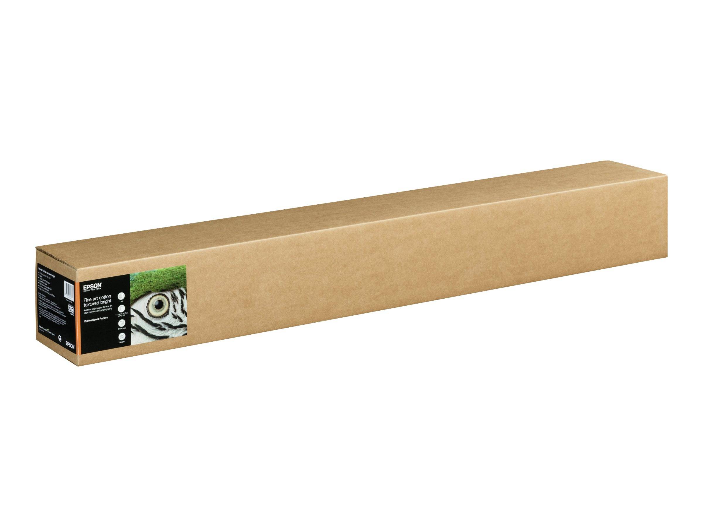 Epson Fine Art Cotton Textured Bright 44 x 15m (Epson Fine Art Textured - kludepapir -)-0