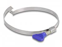 Delock Butterfly - Schlauchschelle - geeignet für 80 - 100 mm Schlauch - Blau (Packung mit 5)-1
