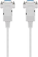 Goobay Cavo di collegamento D-SUB da 9 pin, presa/presa, null modem seriale 2 m Presa D-SUB/RS-232 (9-pin) > Presa D-SUB-0