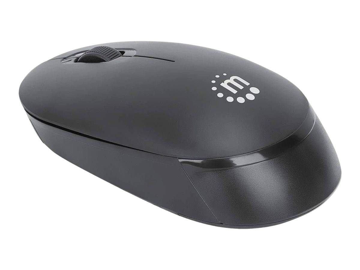 Manhattan 190145 mouse Ambidestro RF Wireless Ottico 1000 DPI-1