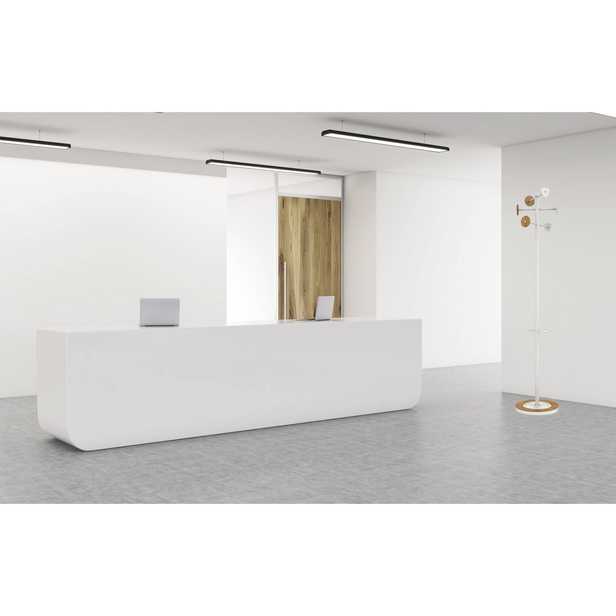 Crea vestiti unilux Bora Bamboo White, bambù 38,0 x 178,0 cm 6 ganci-1