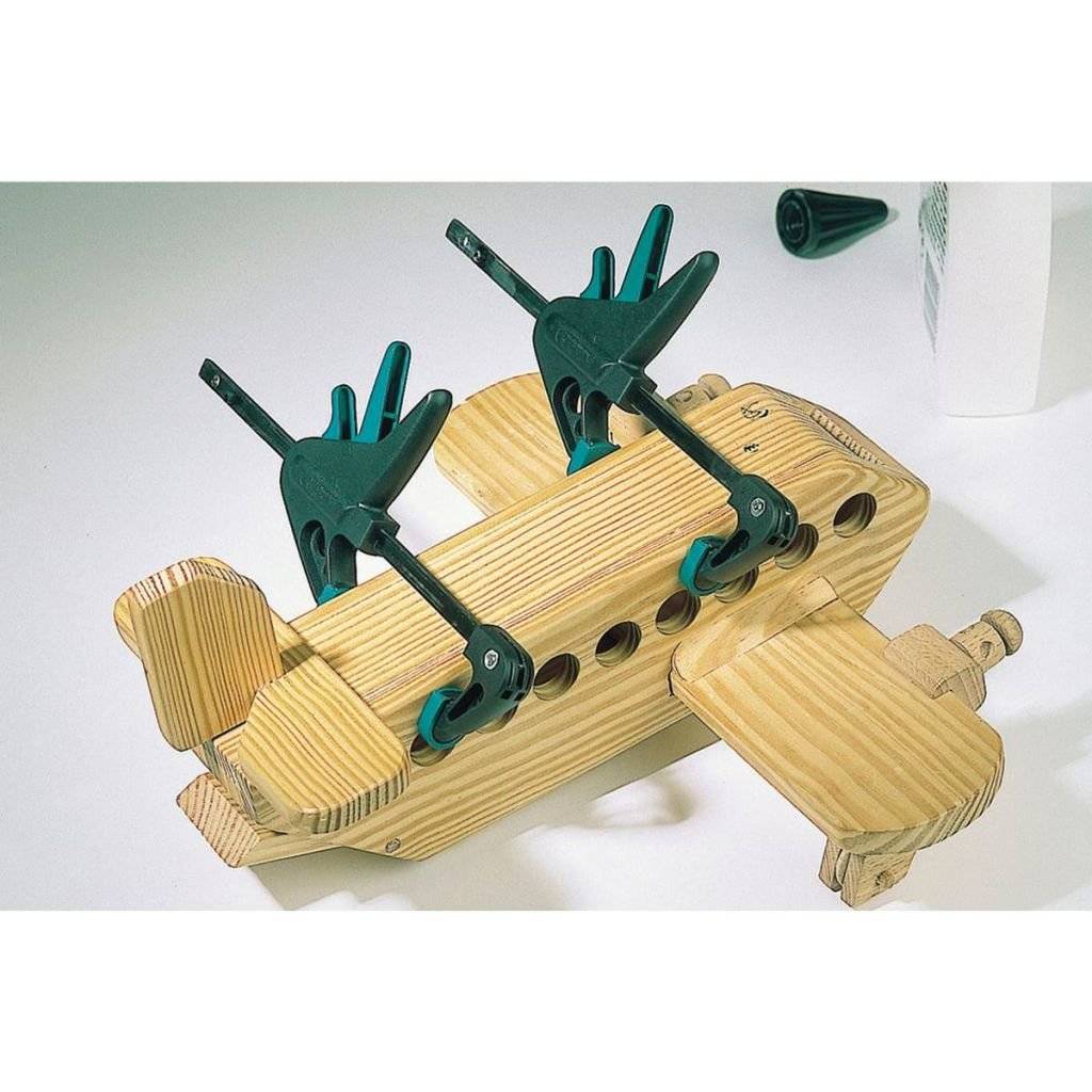 Wolfcraft EHZ Mini-Einhandzwingen 3455100 Spann-Weite (max.):110 mm Ausladungs-Maße:40 mm-3