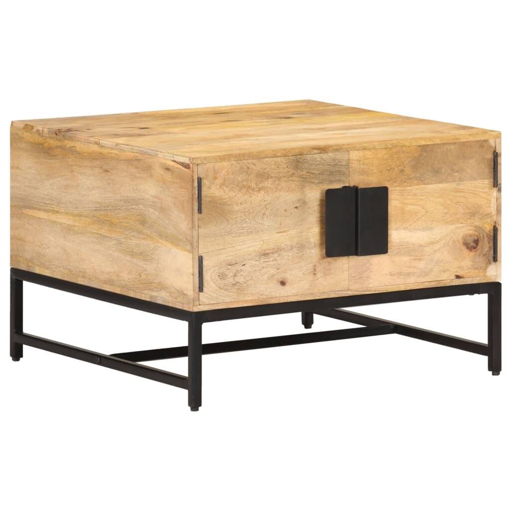 Immagine simbolo per Tavolino da Salotto 67x67x45 cm in Legno Massello di Mango
