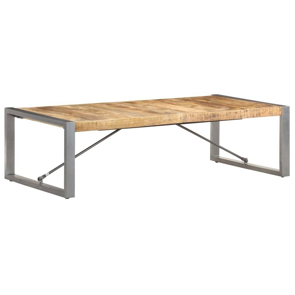 Immagine simbolo per Tavolino da Salotto 140x70x40 cm in Legno di Mango Grezzo