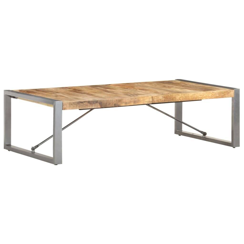 Immagine simbolo per Tavolino da Salotto 140x70x40 cm in Legno di Mango Grezzo