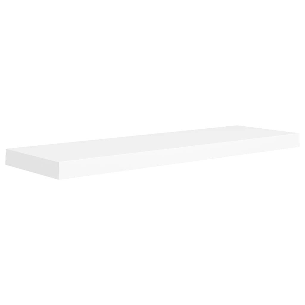 Scaffali a Parete 4 pz Bianchi 80x23,5x3,8 cm in MDF-3