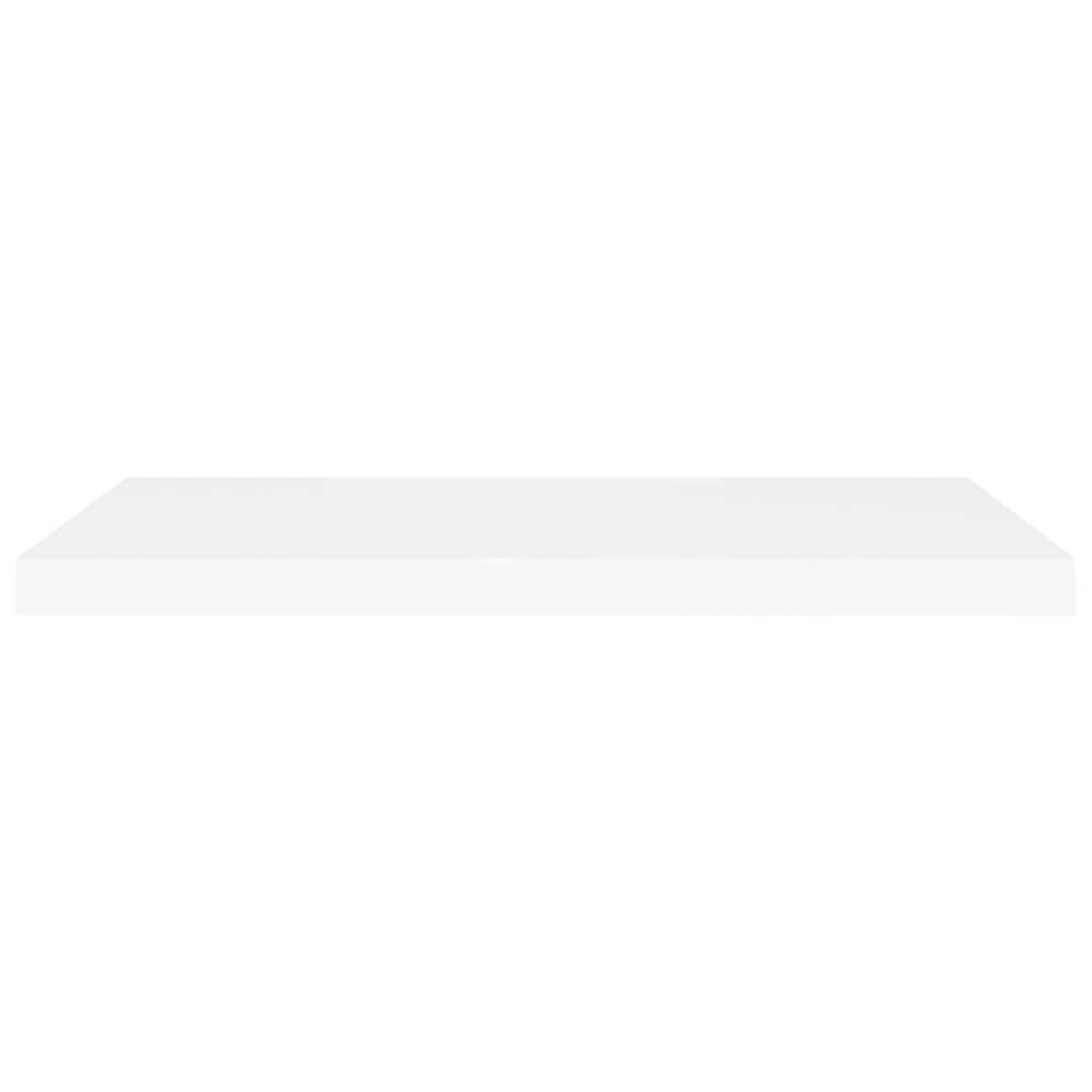Scaffali a Parete 4 pz Bianchi 80x23,5x3,8 cm in MDF-4
