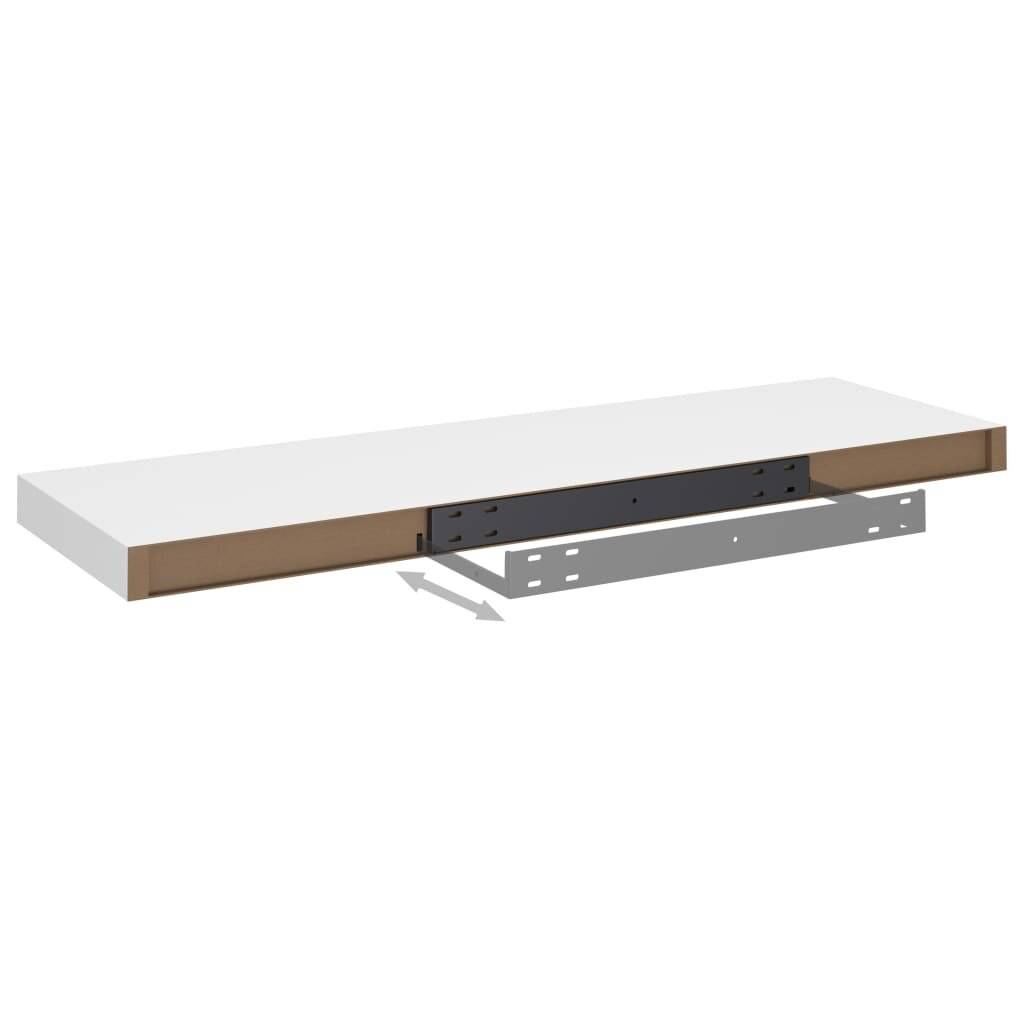 Immagine simbolo per Scaffali a Parete 4 pz Bianchi 80x23,5x3,8 cm in MDF
