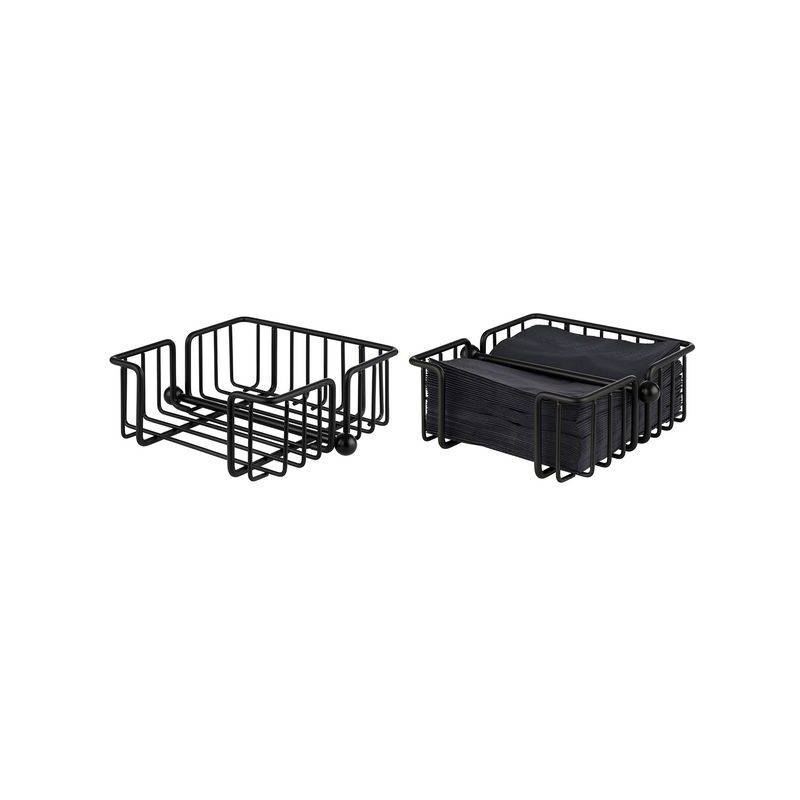 APS Serviettenhalter URBAN, Metall, schwarz Maße: (B)190 x (T)190 x (H)180 mm, inkl. Beschwerer, - 1 Stück (11771)-0