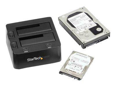StarTech.com Docking Station USB 3.0 per doppio Hard Disk SSD / SATA da 2.5" / 3.5" con UASP SDOCK2U33-2